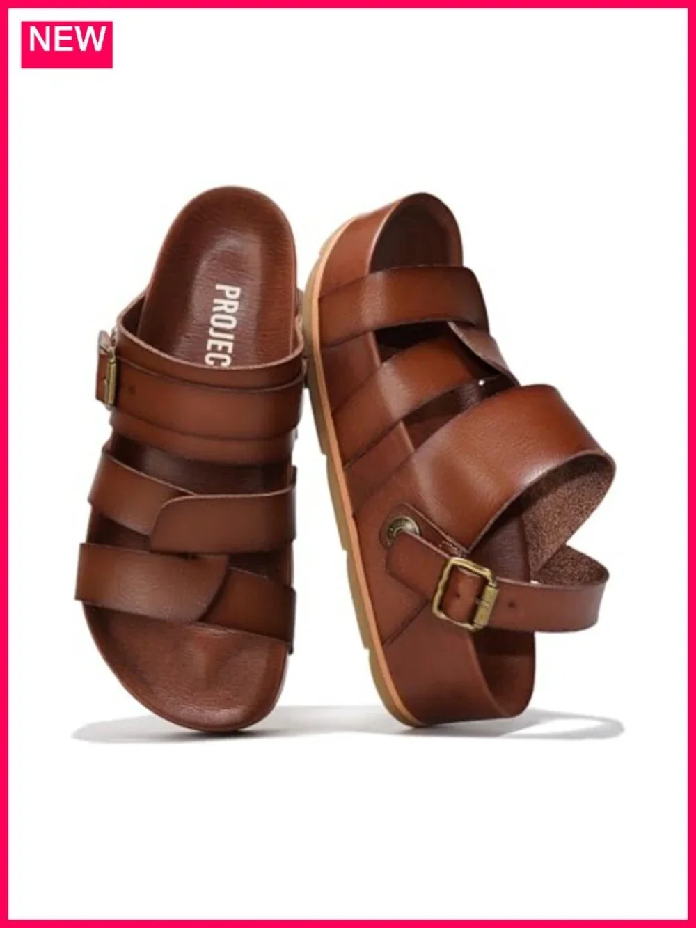 Strappy Platform Wedge Sandals with Plush Soft Insole Non-Slip Water Resistant